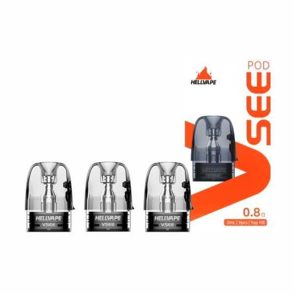 Cartouches VSEE One 0.6/0.8Ω 2ml (3pcs) - Hellvape
