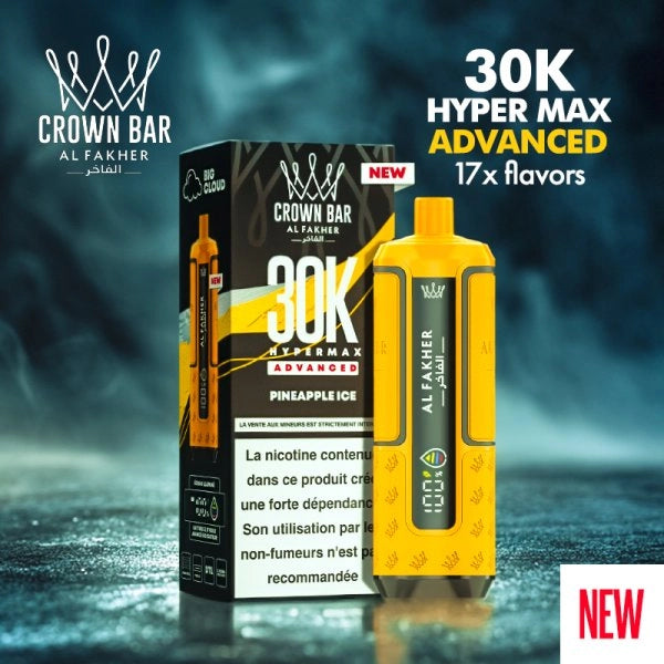 Hyper Max Advanced 30k 950mAh - Crown Bar by Al Fakher
