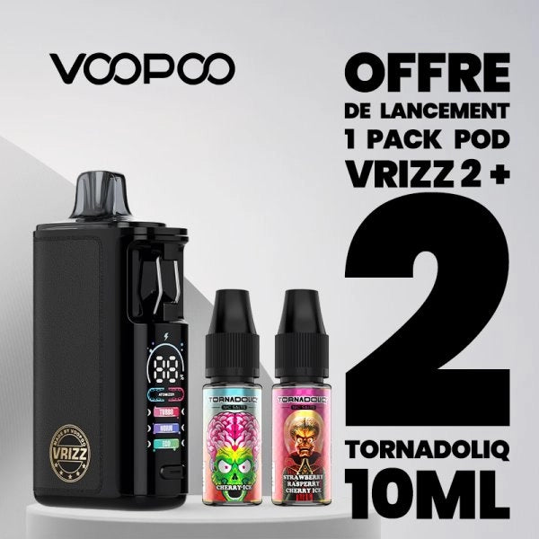 1 Pack Pod Vrizz 2 + 2 Tornadoliq 10ml