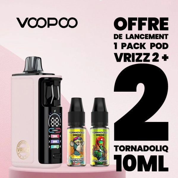 1 Pack Pod Vrizz 2 + 2 Tornadoliq 10ml