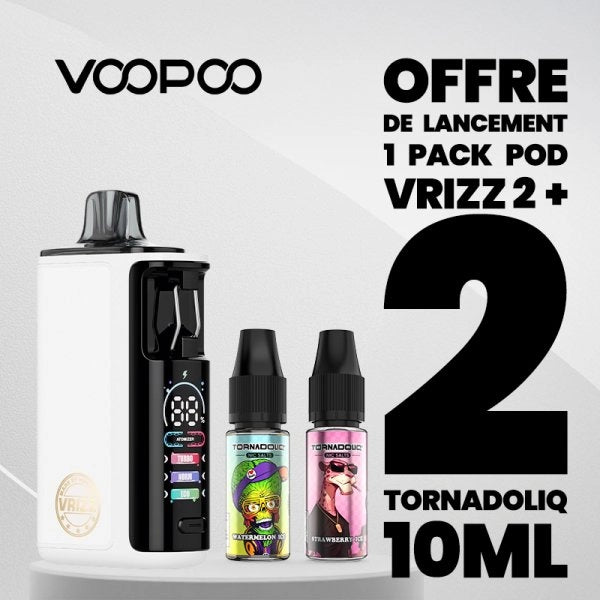 1 Pack Pod Vrizz 2 + 2 Tornadoliq 10ml