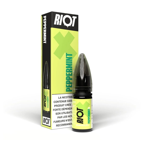 Peppermint Nic Salts 10ml - Riot X by Riot